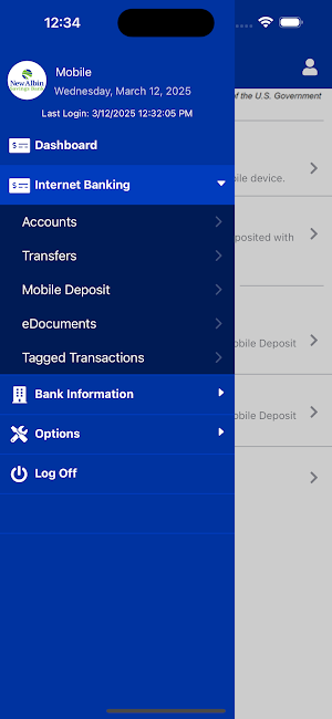 New Albin Savings Bank Mobile Screenshot 1