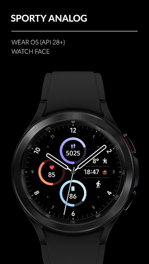 Awf Sporty Analog - watch face Screenshot 0