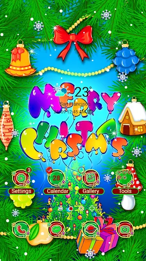 MerryChrismtas Party-Wallpaper Screenshot 0