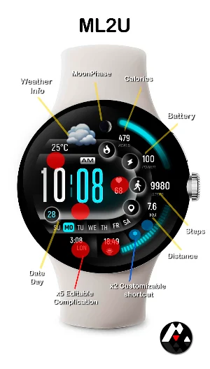 ML2U 281 Watch Face Screenshot 1