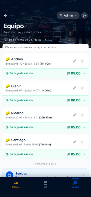 Control Carwash Lavadero Screenshot 3