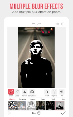 PicsBlur Photo Editor - Auto Blur & Filters Screenshot 2