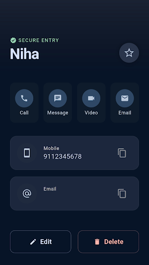 Secret Contacts Screenshot 3