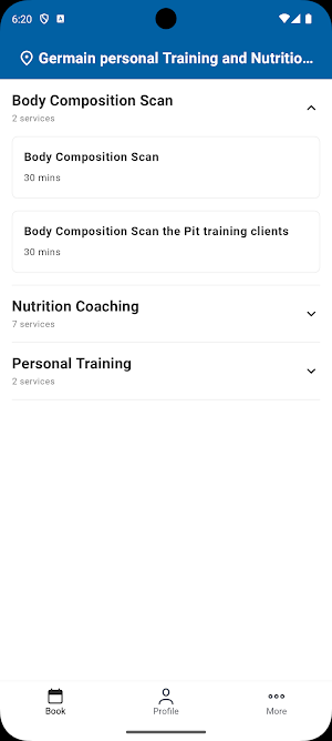 Germain Personal Training and Screenshot 1