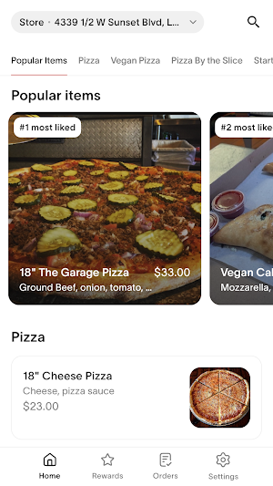 Garage Pizza Screenshot 0
