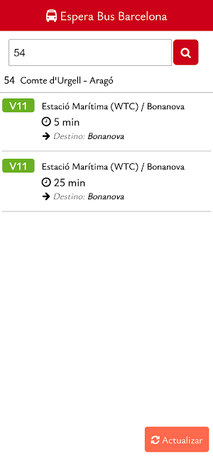 TMB App (Bus Barcelona) Screenshot 0