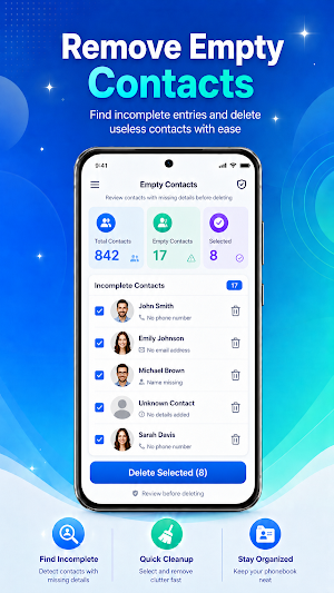 Duplicate Contacts Cleaner Screenshot 3