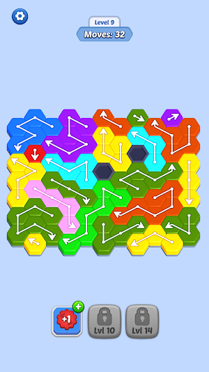Hexa Arrows: Logic Puzzle Screenshot 1