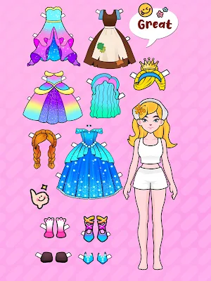 Paper Princess - Doll Dress Up Screenshot 2