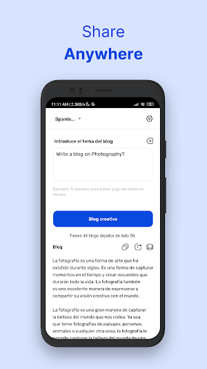 BlogLingo - Instant Blogs Screenshot 3