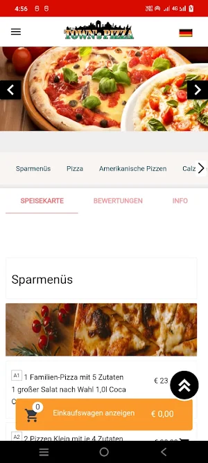 Town's Pizza Gaggenau Screenshot 1