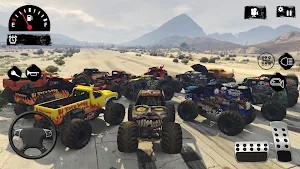 Drive 4x4 Hillock Offroad Monster Truck Driving Screenshot 2