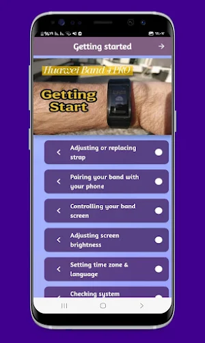 huawei band 4 pro guide Screenshot 3