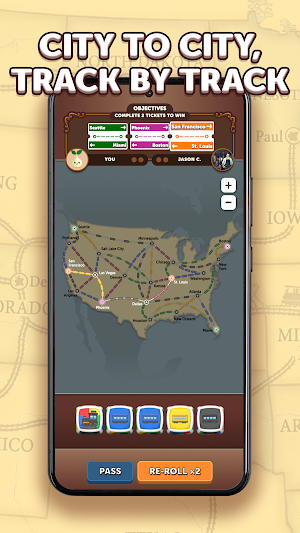 Ticket to Dice - Trains Tracks Screenshot 2