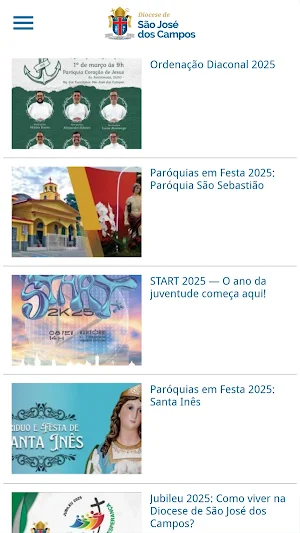 Diocese São José dos Campos Screenshot 2