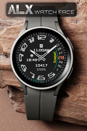 ALX19 Analog Watch Face Screenshot 1