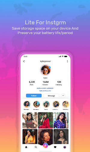Lite for Instagram - ins lite messanger Screenshot 2