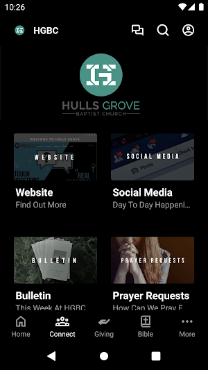 Hulls Grove Baptist Church Screenshot 1