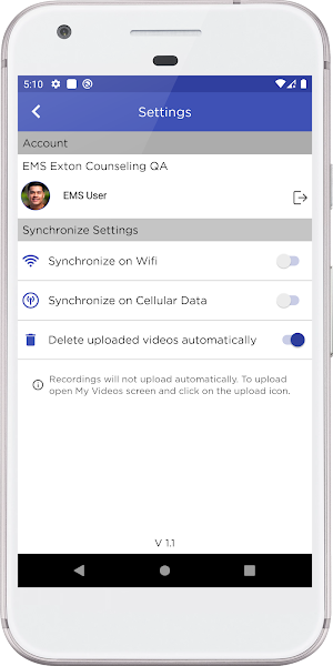 VideoCAPTURE™ Counseling Screenshot 3