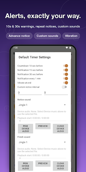 Announcement Useful Timer Screenshot 3