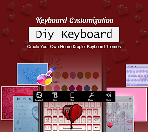 Heart Droplet Keyboard Screenshot 2