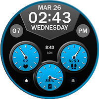 Key WF64 Digital Watch Face
