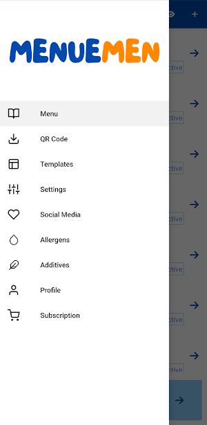 Menuemen - Digital Menu Card Screenshot 3