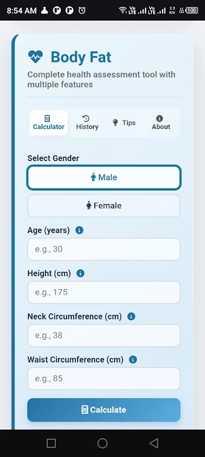 health calculators Screenshot 2