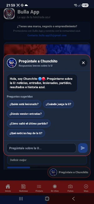 Bulla App Screenshot 1