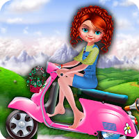 School Baby Girl Bike Trip