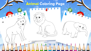 Christmas Coloring Worksheets Screenshot 1