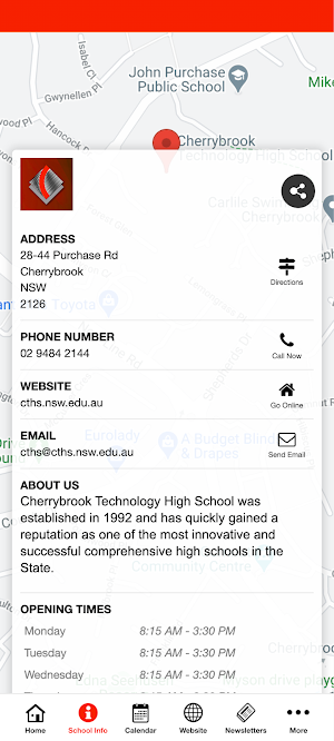 Cherrybrook Technology High Screenshot 2