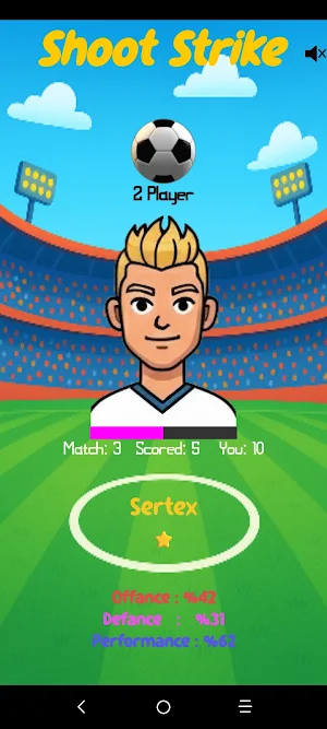 Shoot Strike finger football Screenshot 1