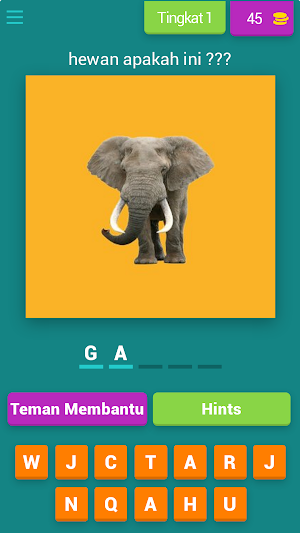 tebak gambar nama hewan Screenshot 0