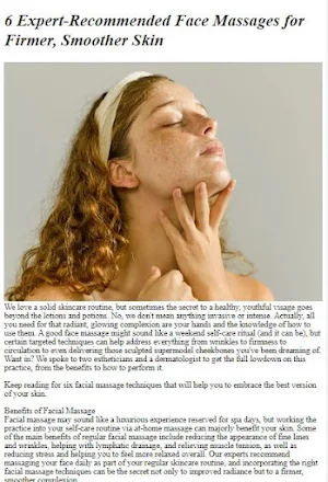 Face Massage Tutorial Screenshot 3
