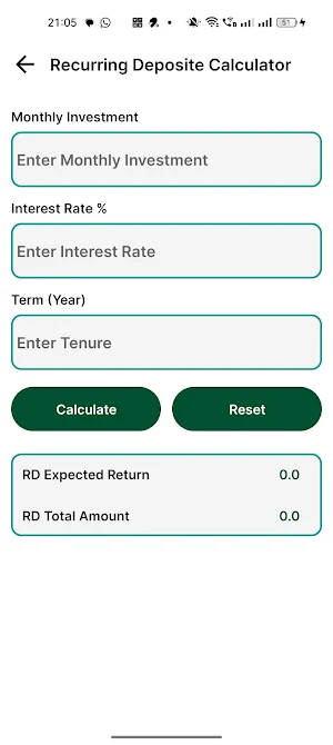 Loan EMI Calculator Screenshot 1