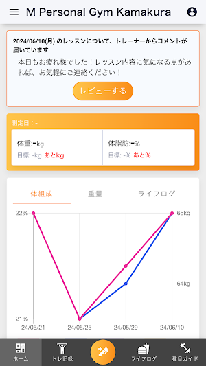 M Personal Gym Kamakura Screenshot 0