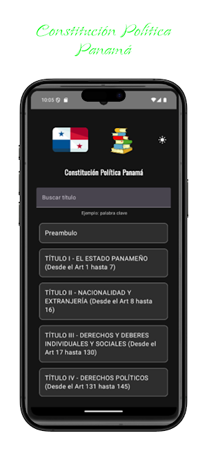 Constitución Política Panamá Screenshot 0