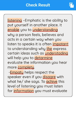Grammar and Spell Checker Screenshot 1