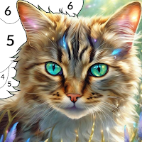 Cat Paint by Number