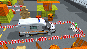 Offline ambulance 3d parking Screenshot 1