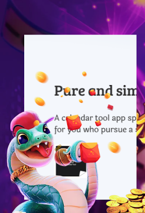 Pure and simple calendar Screenshot 0