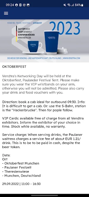 VENDTRA Screenshot 1
