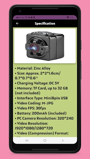 sq8 mini dv camera guide Screenshot 1