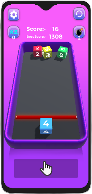 2048 3D: Color Cube Merge Screenshot 3