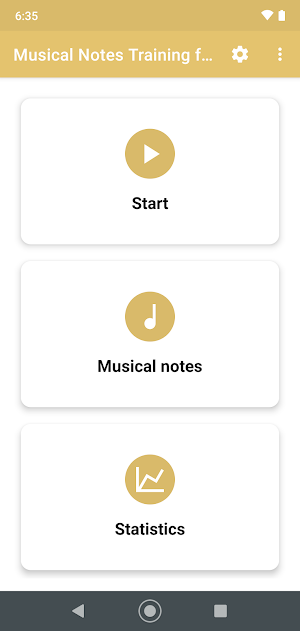Musical Notes Training for Guitar Screenshot 0