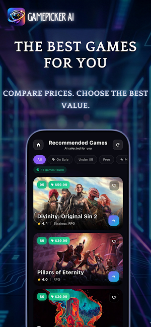 GamePicker AI: Games & Deals Screenshot 3