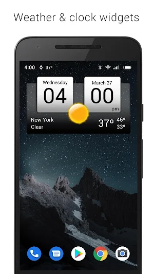 Digital clock & world weather Screenshot 0