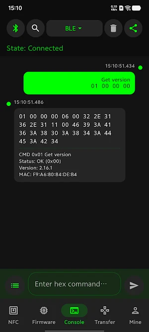 iNFCi Screenshot 2