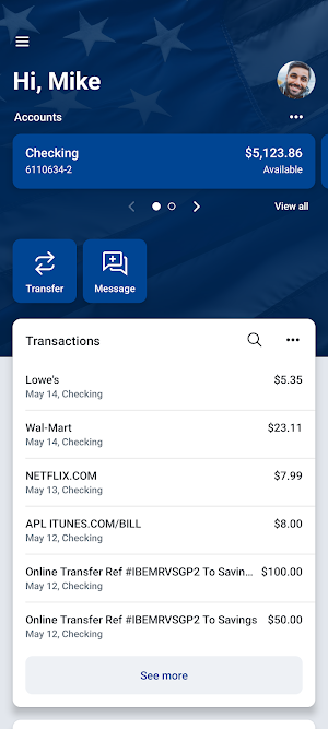 CAHP Credit Union Mobile Screenshot 1